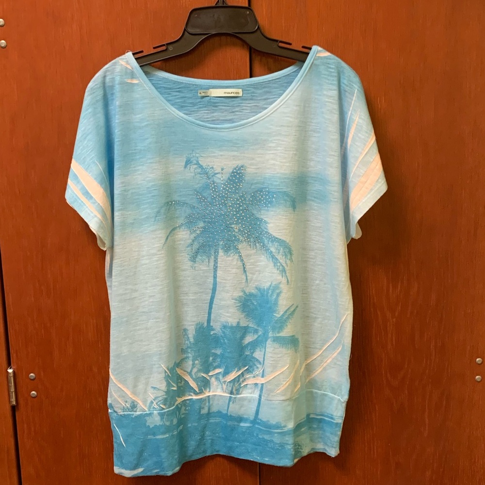 Palm tree women’s tee shirt